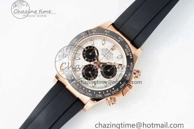 Dial QF Oysterflex Meteorite Strap SA4130 on Best 1:1 Edition Rubber 116515 Daytona 0718